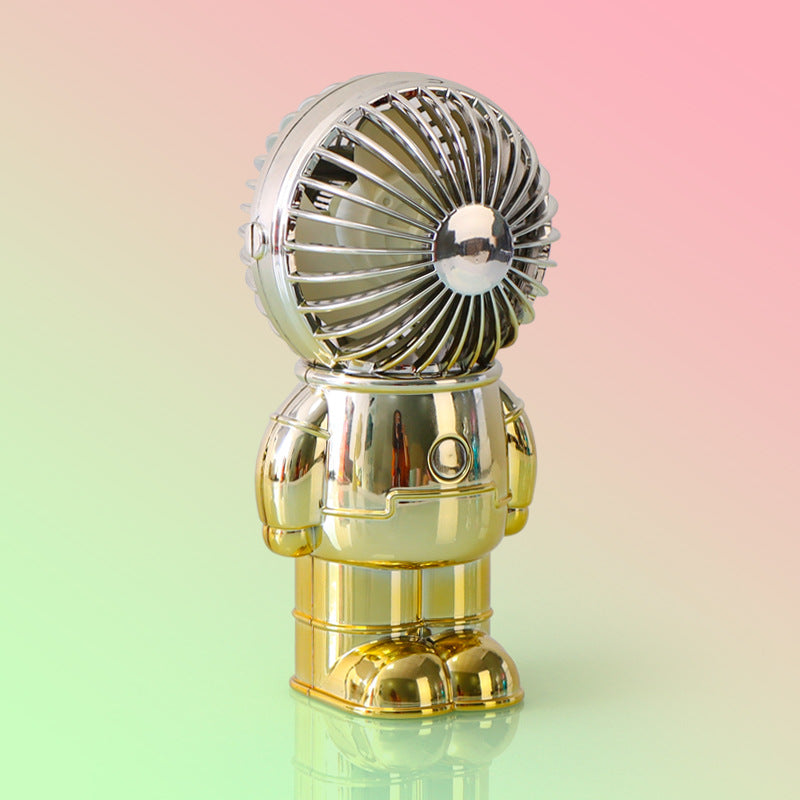 Unisex Mini Tischventilator Retro-Stil Kompakt Astronautenform 4