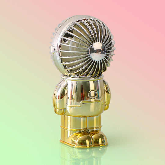 Unisex Mini Tischventilator Retro-Stil Kompakt Astronautenform 4