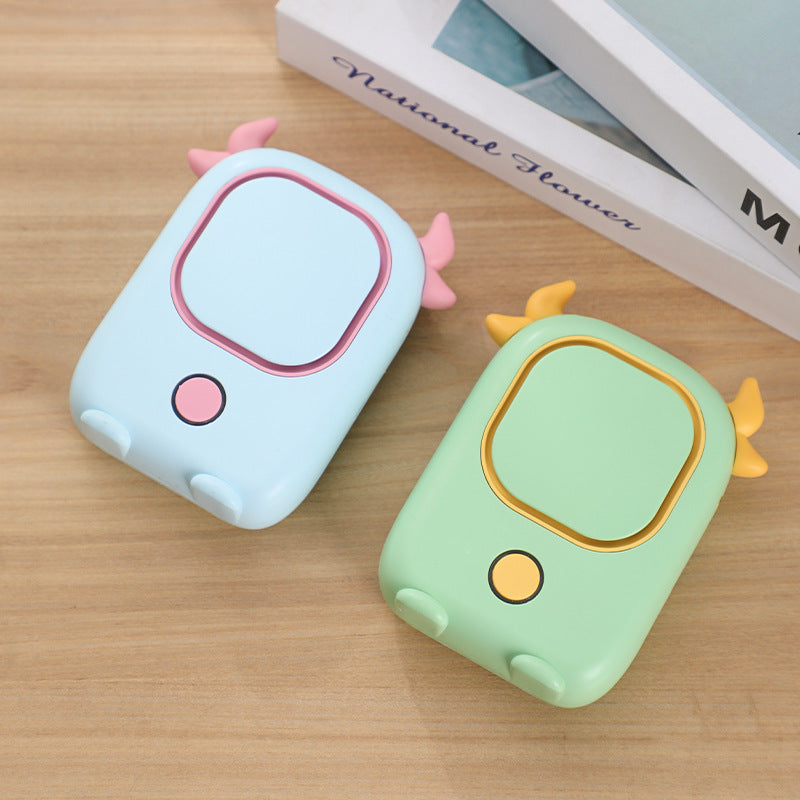 Unisex Mini USB-Ventilator Tragbar mit Kuh-Design 2