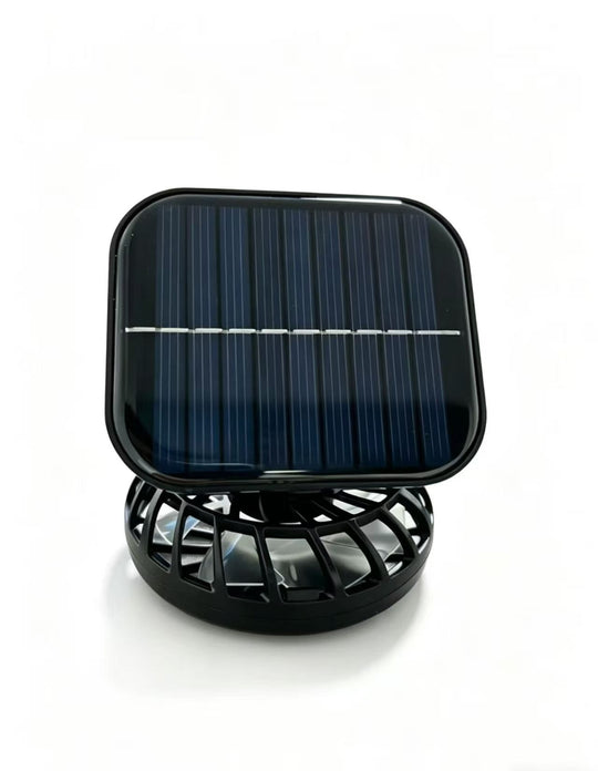 Unisex Miniventilator Tragbar Solarbetrieben Kompakt 0