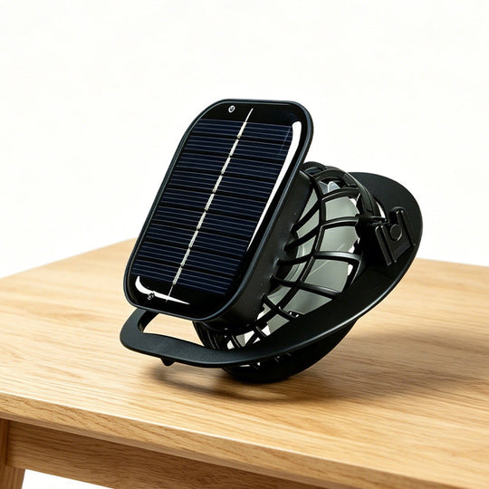 Unisex Miniventilator Tragbar Solarbetrieben Kompakt 1