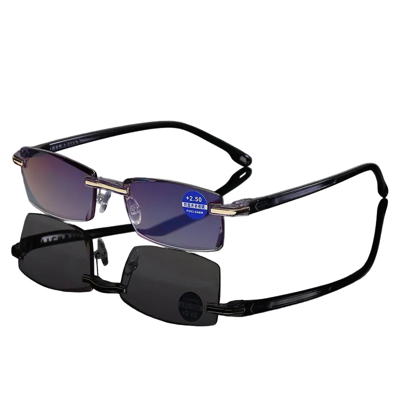Unisex Multifokale Lesebrille mit Blaulichtschutz 0