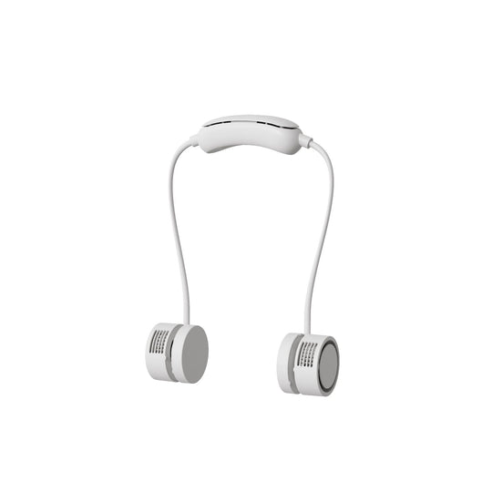 Unisex Nackenventilator Tragbar mit Dual-Lüfter und USB-Ladefunktion 0