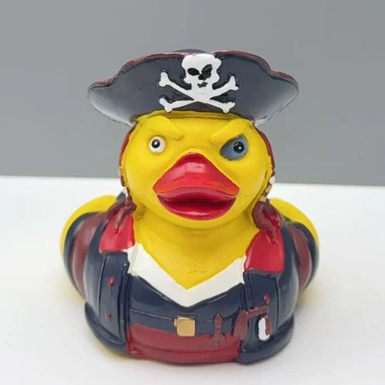 Unisex Quietscheente mit Piratenmotiv 3