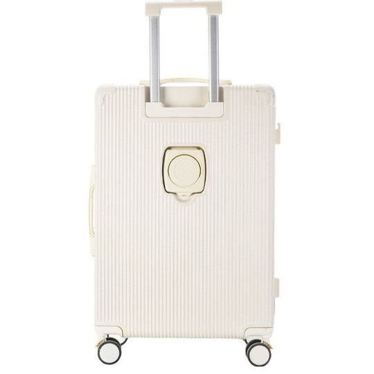 Unisex Reisekoffer Kompakt Mit Geripptem Design Und 360-Grad-Spinnerrädern 3