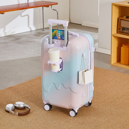 Unisex Reisekoffer mit Smart Storage und 360-Grad-Spinnerrädern 4