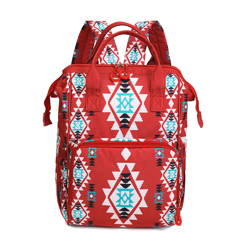 Unisex Reiserucksack mit geometrischem Muster 2