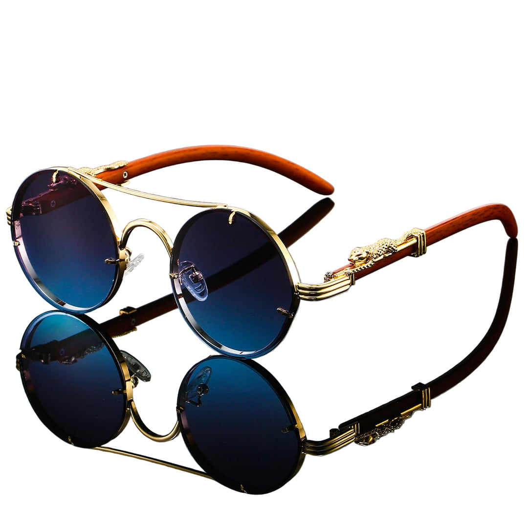 Unisex Retro Sonnenbrille Oval 0