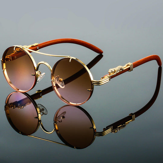 Unisex Retro Sonnenbrille Oval 2