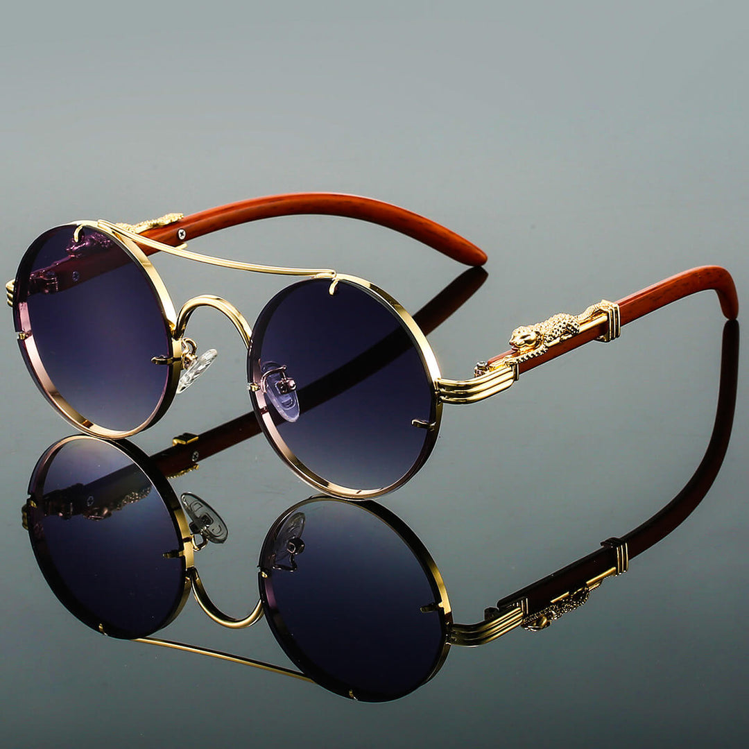 Unisex Retro Sonnenbrille Oval 3