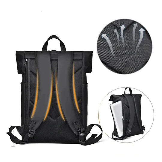 Unisex Rolltop Rucksack Modernes Design 4