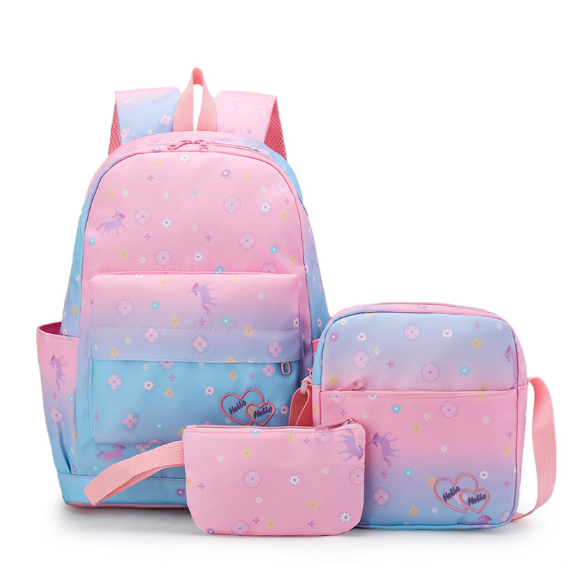 Unisex Rucksack-Set Verspielt Mit Gepolsterten Trägern 0