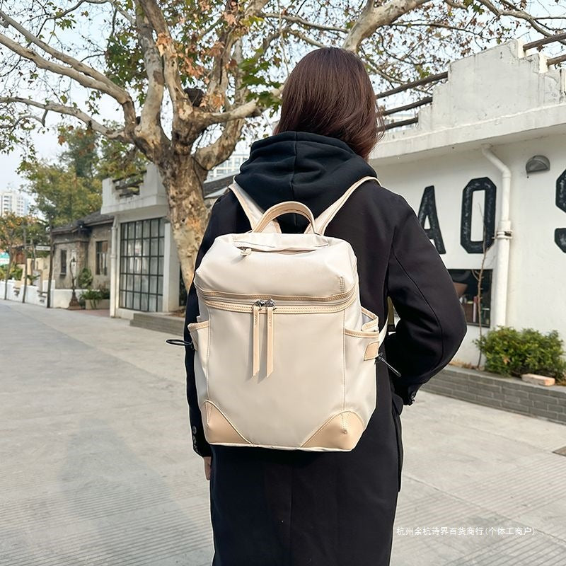 Unisex Rucksack Multifunktional mit Geräumigem Hauptfach für Schule und Laptop 4