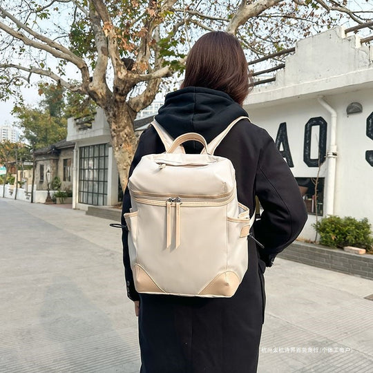 Unisex Rucksack Multifunktional mit Geräumigem Hauptfach für Schule und Laptop 4