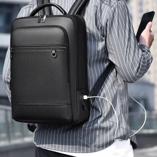 Unisex Rucksack für Laptop mit USB-Anschluss 2