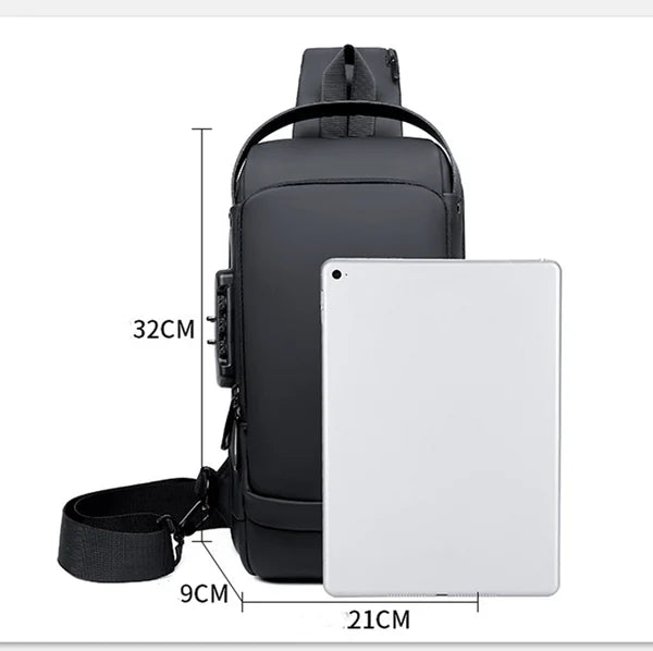 Unisex Rucksack mit Diebstahlschutz 8