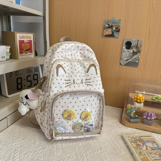 Unisex Rucksack mit Katzenmotiv Verspielt 3