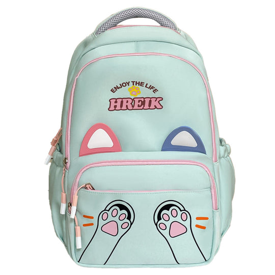 Unisex Rucksack mit Katzenohren und Verspielt Design für Schule und Freizeit 4