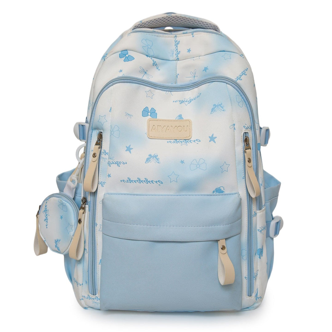 Unisex Rucksack mit Muster und praktischem Design 0