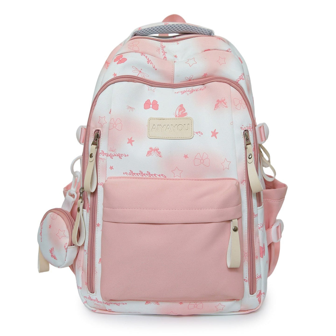 Unisex Rucksack mit Muster und praktischem Design 1