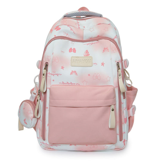 Unisex Rucksack mit Muster und praktischem Design 1