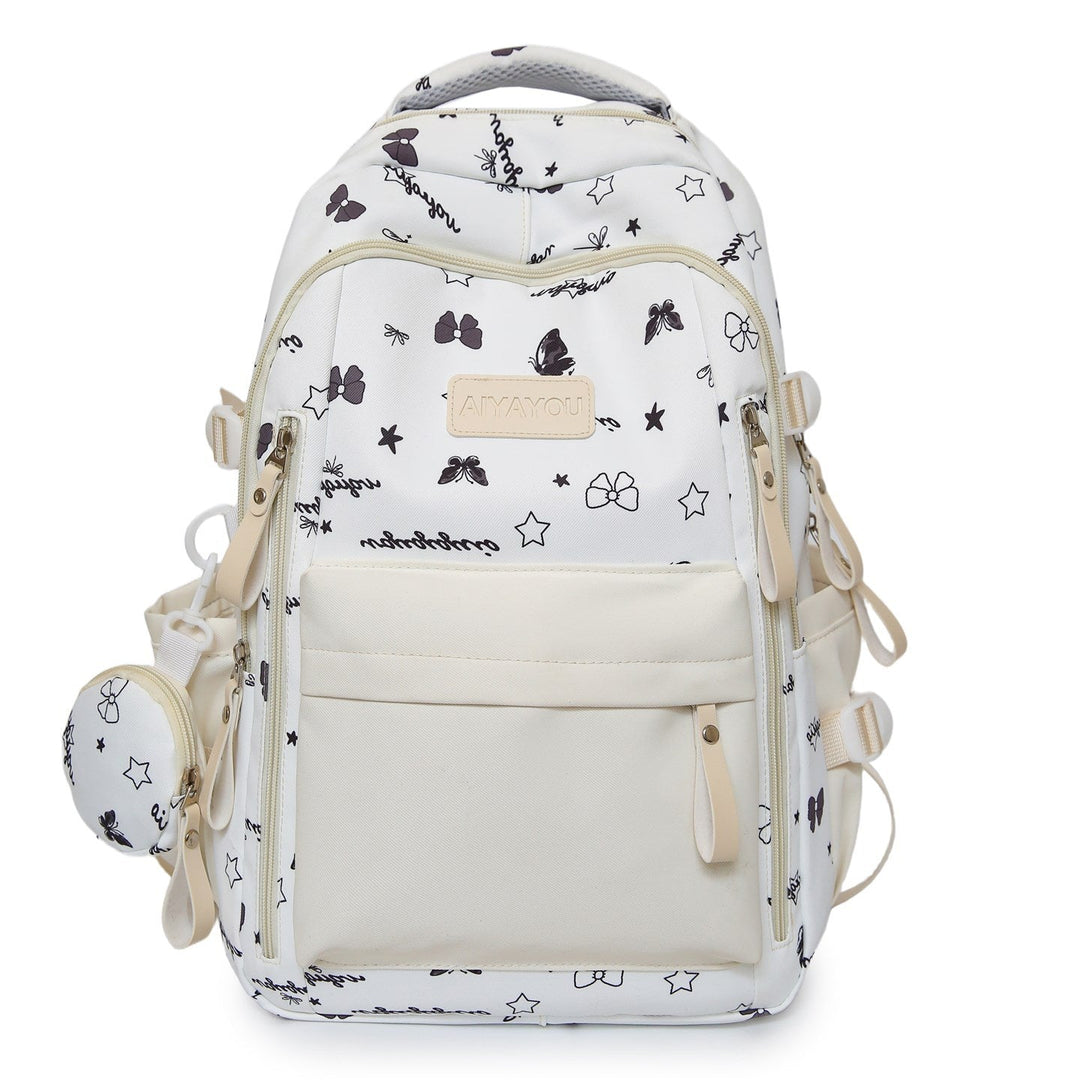 Unisex Rucksack mit Muster und praktischem Design 4