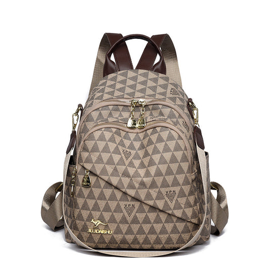 Unisex Rucksack mit modernem geometrischem Muster 1