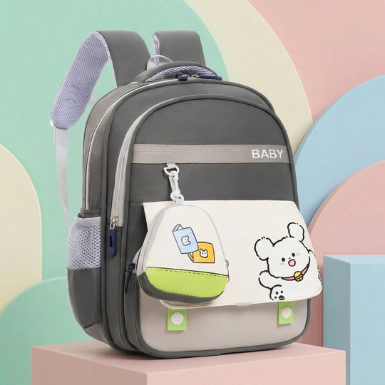 Unisex Rucksack mit verspieltem Illustrationsdesign 4