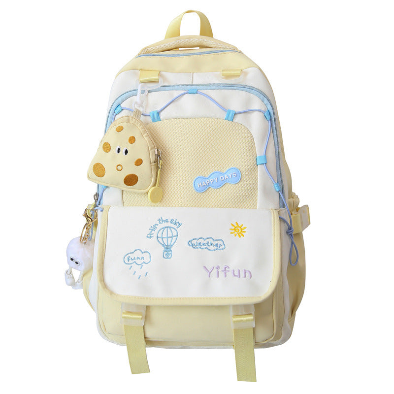 Unisex Rucksack mit verspielter Stickerei 3