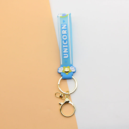 Unisex Schlüsselanhänger Einhorn Design Charm 9