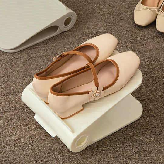 Unisex Schuh-Organizer Tabletts Modular Stapelbar Platzsparend 2