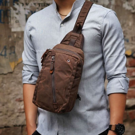 Unisex Sling-Rucksack Wasserabweisendes Design kompakt 2