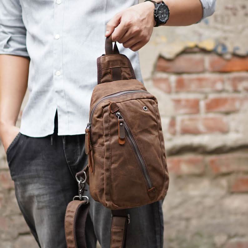 Unisex Sling-Rucksack Wasserabweisendes Design kompakt 6