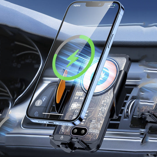 Unisex Smartphone-Halterung mit kabelloser Ladefunktion modern 1