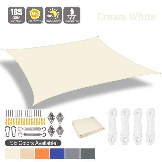 Unisex Sonnenschutz Segel Wasserdicht für Outdoor Garten Terrasse 16
