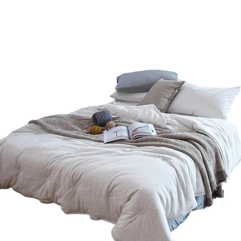 Unisex Steppdecke Wendbar mit Punktsteppung Komfortabel Ganzjährig 4