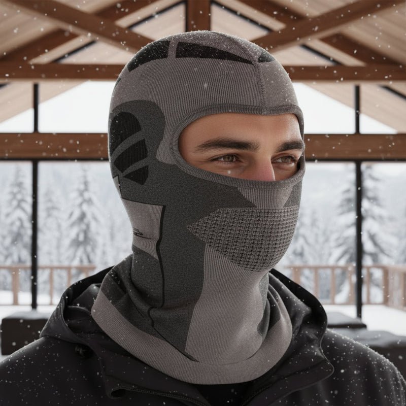 Unisex Thermo-Vollgesichtsmaske für Outdoor-Sportarten 0