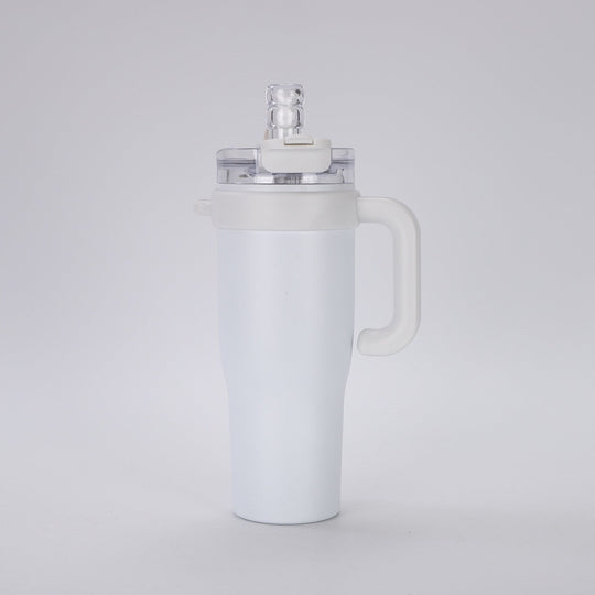 Unisex Thermo Trinkbecher Isoliert für Unterwegs, Mehrwegbecher für Heiß- und Kaltgetränke 7