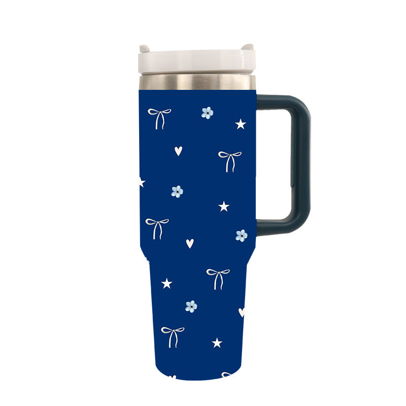 Unisex Thermo Trinkbecher mit Künstlerischem Design für Heiße und Kalte Getränke 11