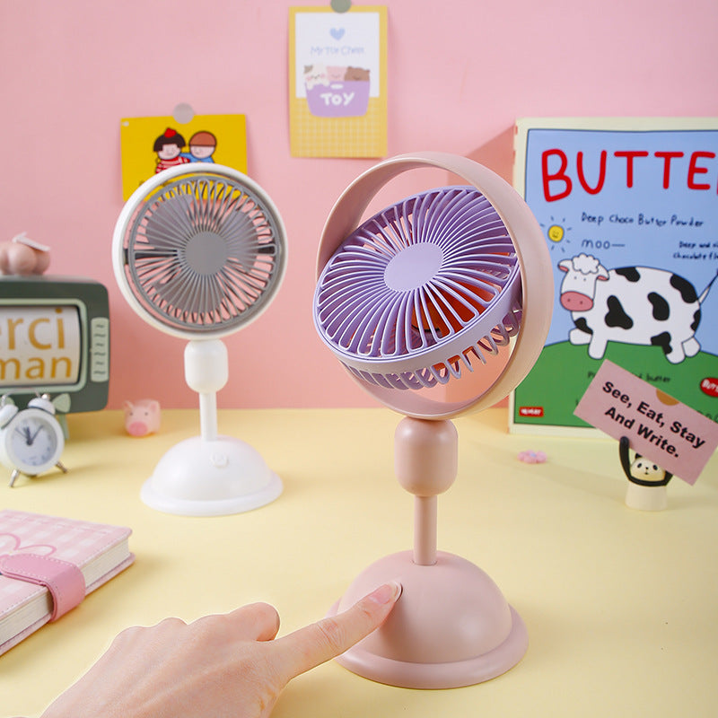 Unisex Tischventilator Leise Mit Verstellbarer Neigung Für Drinnen Und Draußen 2