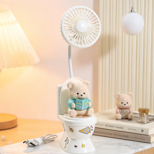 Unisex Tischventilator mit kreativem Bärenmotiv 0