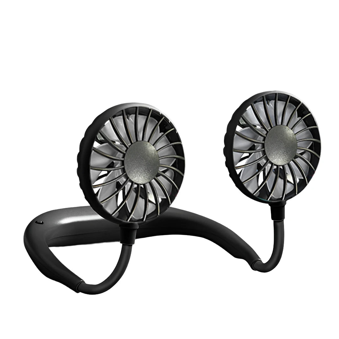 Unisex Tragbarer Nackenventilator mit Wiederaufladbarer Batterie und Drei Geschwindigkeitsstufen 15