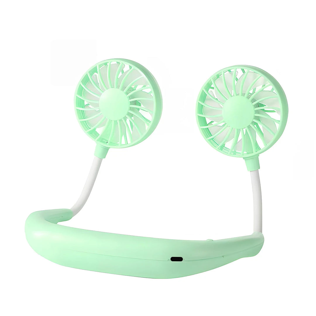 Unisex Tragbarer Nackenventilator mit Wiederaufladbarer Batterie und Drei Geschwindigkeitsstufen 6