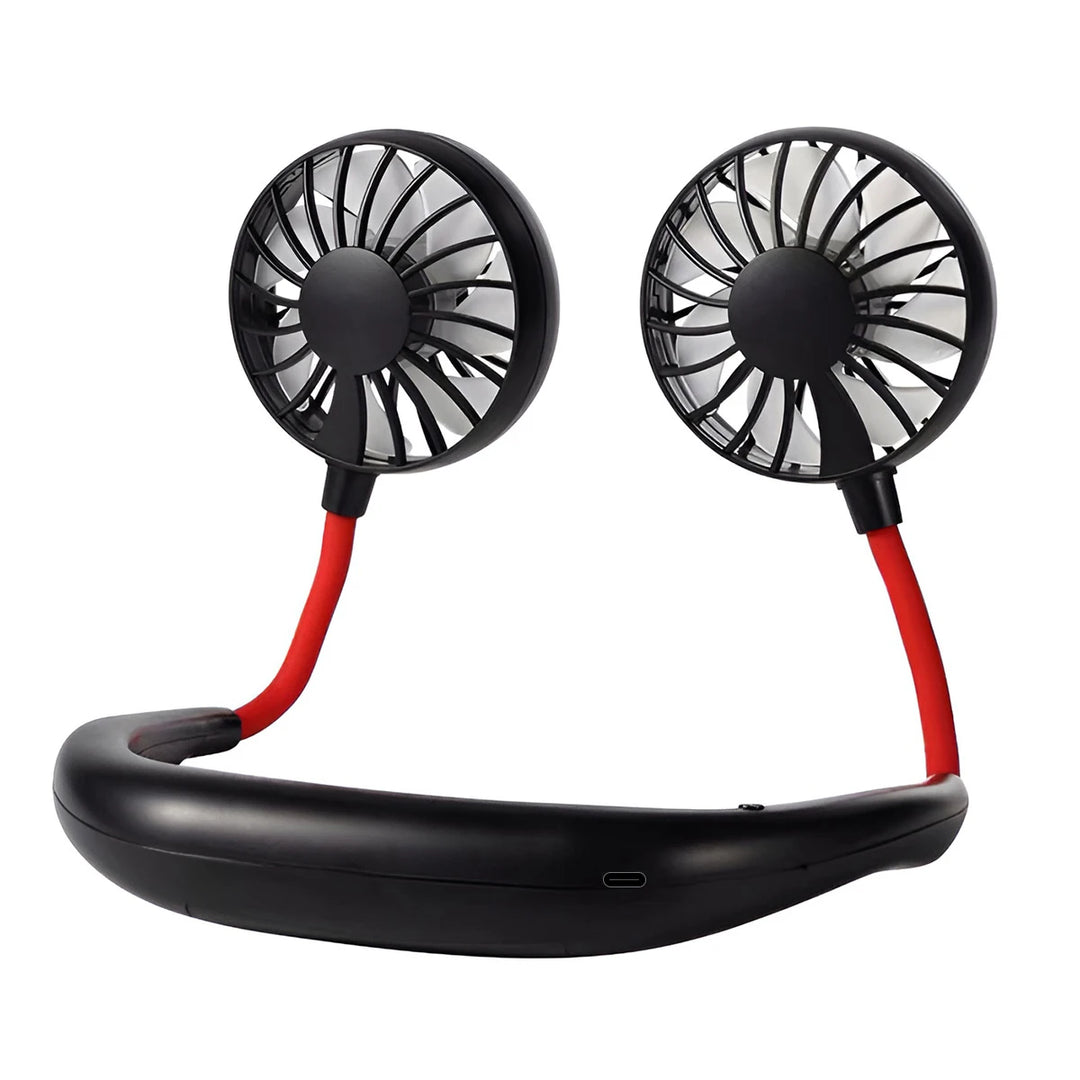 Unisex Tragbarer Nackenventilator mit Wiederaufladbarer Batterie und Drei Geschwindigkeitsstufen 7