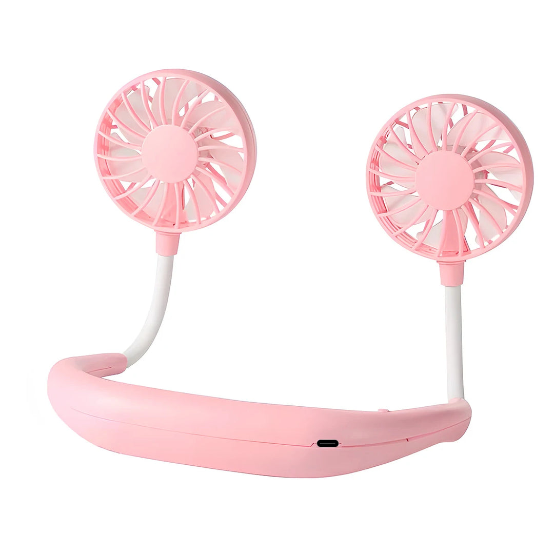 Unisex Tragbarer Nackenventilator mit Wiederaufladbarer Batterie und Drei Geschwindigkeitsstufen 8