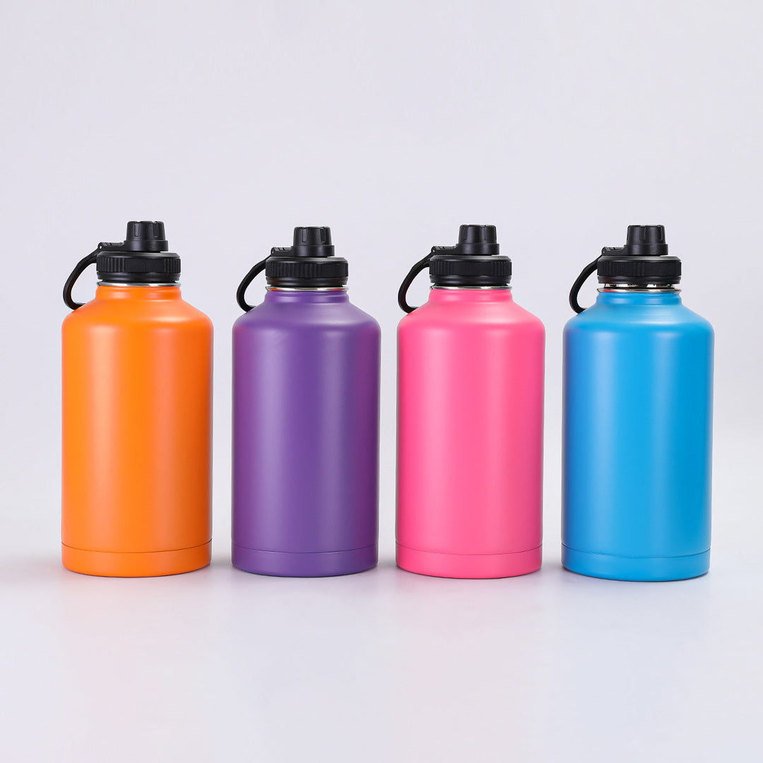 Unisex Trinkflasche Sport Mit Doppelter Isolierung - Auslaufsicher, Ideal Für Fitness Und Reisen 1