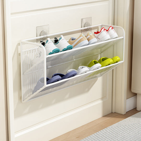 Unisex Tür-Schuhregal Organizer mit belüftetem, abgewinkeltem Design 2