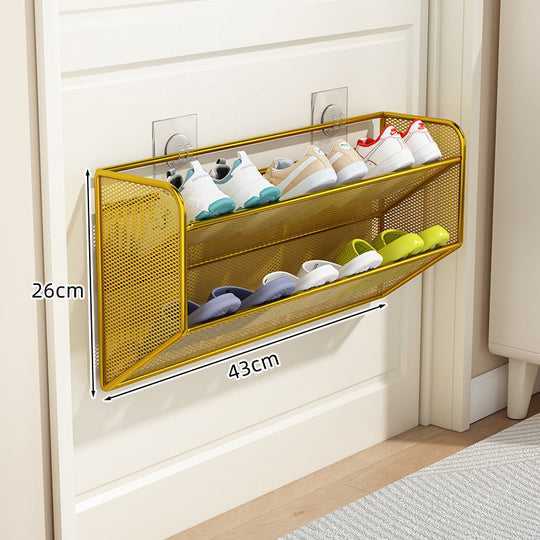 Unisex Tür-Schuhregal Organizer mit belüftetem, abgewinkeltem Design 21