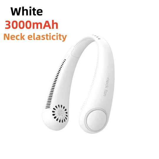 Unisex USB-Halsventilator Tragbar Blattlos Wiederaufladbar mit LED-Anzeige 9