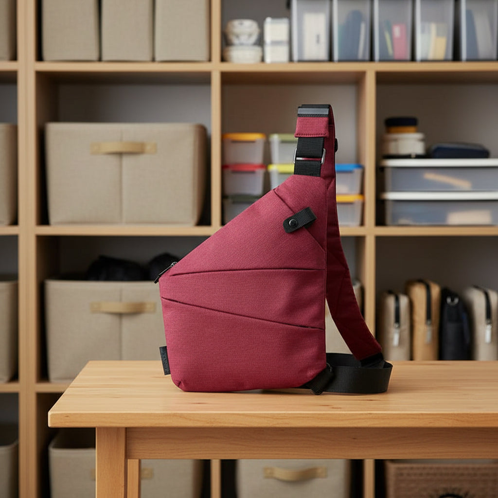 Unisex Umhängetasche Minimalistisch für Reisen 3